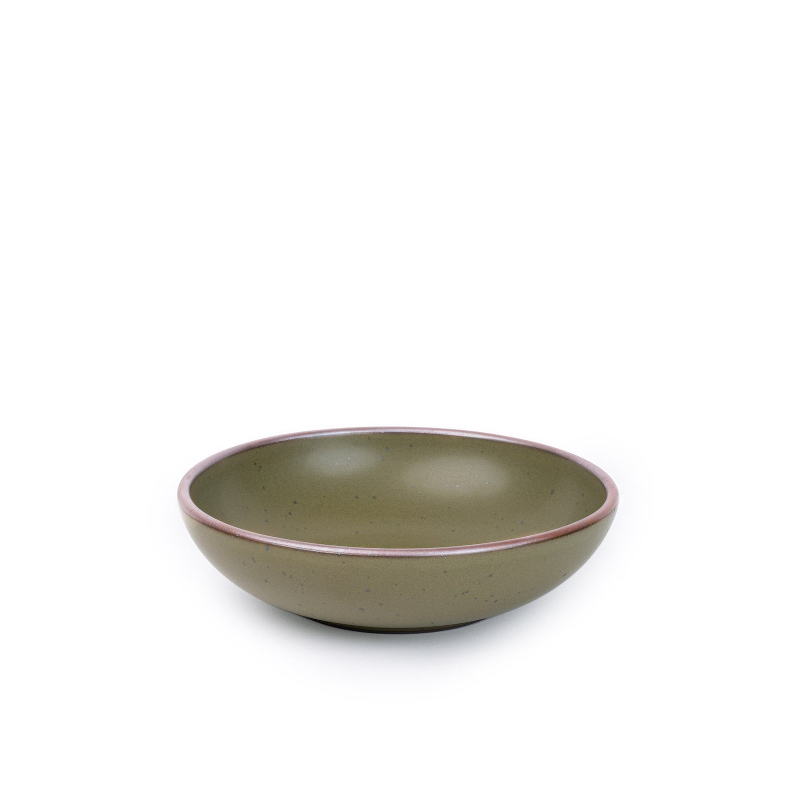 Lunessia daily bowl in Pine Green, glazed stoneware