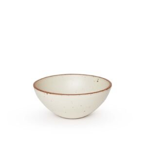 Lunessia soup bowl in Oat Cream, glazed stoneware
