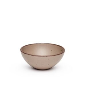 Lunessia soup bowl in Warm Taupe, glazed stoneware